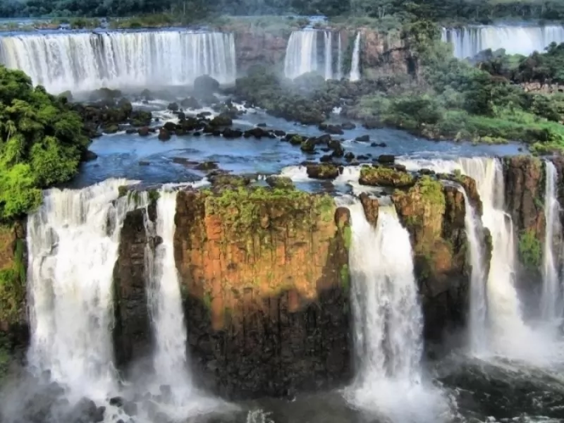 Take an helicopter ride and see the falls form the sky!