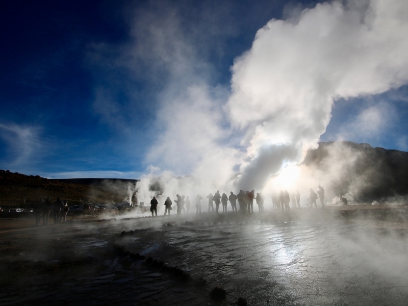 The amazing Tatyo Geysers in Atacama Desert